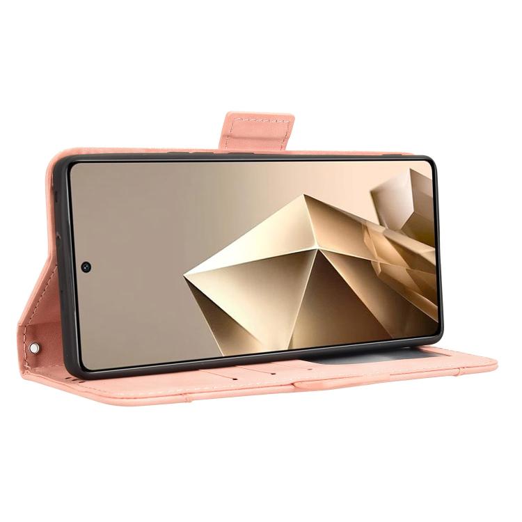 Custodia per telefono in pelle con slot per schede di consistenza al polpaccio, For Infinix Note 50 4G / Note 50 Pro 4G, For Infinix Hot 50 Pro 4G, For Infinix Hot 50i 4G / Smart 9 4G, For Infinix Hot 50 Pro+ 4G