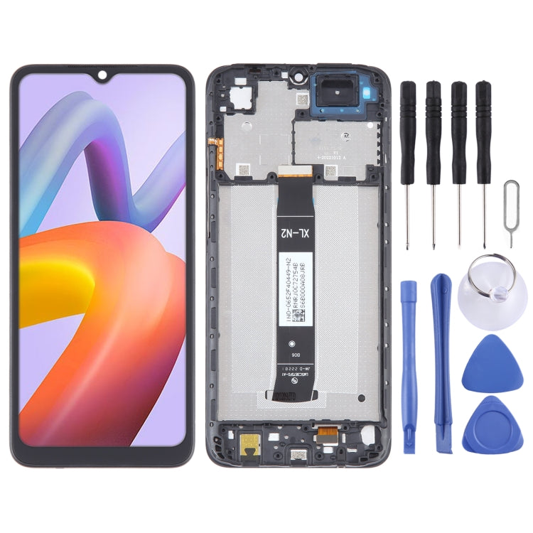 Schermo LCD in materiale OLED per assemblaggio completo di digitalizzatore con cornice, For Xiaomi Redmi A2, For Xiaomi Redmi A2+, For Xiaomi Poco C40, For Xiaomi Redmi 10 India, For Xiaomi Redmi 10C, For Xiaomi Poco X3 GT