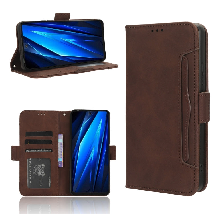 Custodia per telefono in pelle con slot per schede di consistenza al polpaccio, For Tecno Spark 20 4G KJ5, For Tecno Pova 5 Pro, For Tecno Pova Neo 3, For Tenco Pova 5 4G