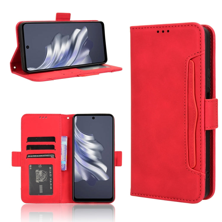 Custodia per telefono in pelle con slot per schede di consistenza al polpaccio, For Tecno Pova 6 Pro 5G, For Tecno Spark 20 Pro+ 4G KJ7, For Tecno Spark 20 Pro 4G KJ6, For Tecno Spark Go 2024 / Spark 20C