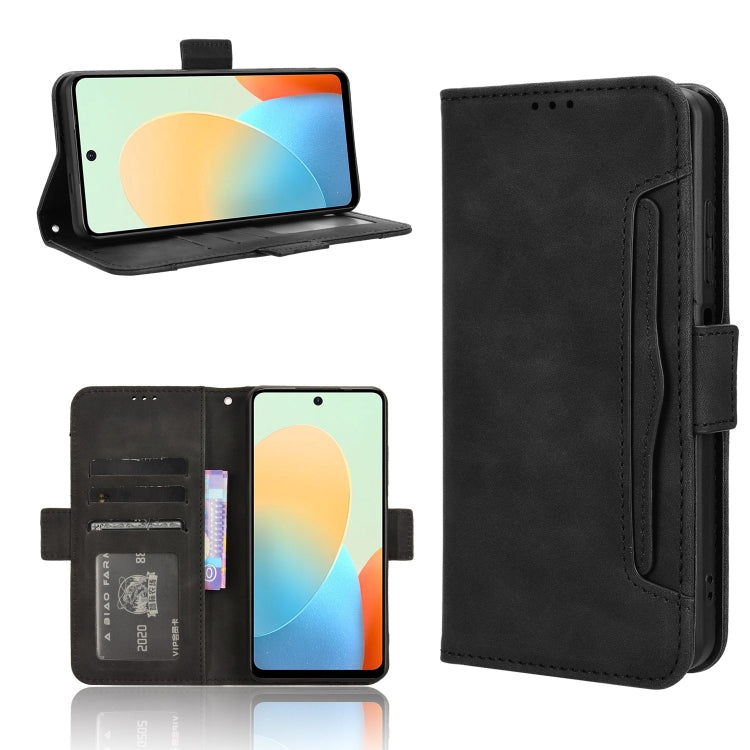 Custodia per telefono in pelle con slot per schede di consistenza al polpaccio, For Tecno Pova 6 Pro 5G, For Tecno Spark 20 Pro+ 4G KJ7, For Tecno Spark 20 Pro 4G KJ6, For Tecno Spark Go 2024 / Spark 20C