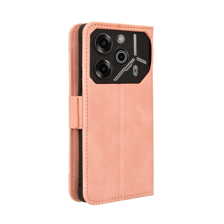 Custodia per telefono in pelle con slot per schede di consistenza al polpaccio, For Tecno Pova 6 Pro 5G, For Tecno Spark 20 Pro+ 4G KJ7, For Tecno Spark 20 Pro 4G KJ6, For Tecno Spark Go 2024 / Spark 20C