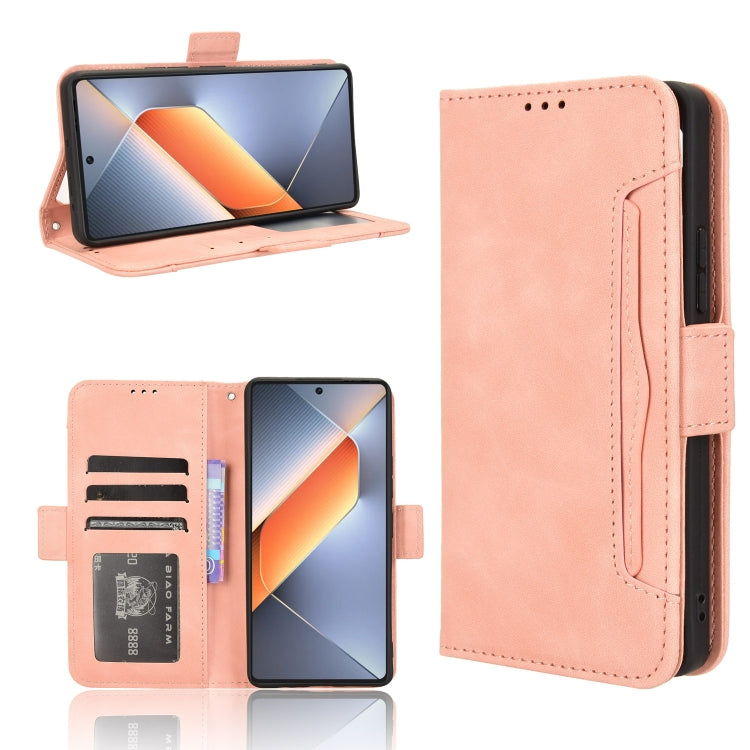 Custodia per telefono in pelle con slot per schede di consistenza al polpaccio, For Tecno Pova 6 Neo 4G, For Tecno Pova 6 4G, For Tecno Camon 30 Pro 5G, For Tecno Camon 30 5G / 4G