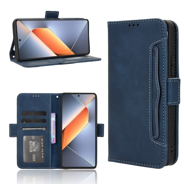 Custodia per telefono in pelle con slot per schede di consistenza al polpaccio, For Tecno Pova 6 Neo 4G, For Tecno Pova 6 4G, For Tecno Camon 30 Pro 5G, For Tecno Camon 30 5G / 4G