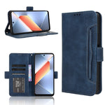 Custodia per telefono in pelle con slot per schede di consistenza al polpaccio, For Tecno Pova 6 Neo 4G, For Tecno Pova 6 4G, For Tecno Camon 30 Pro 5G, For Tecno Camon 30 5G / 4G