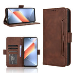Custodia per telefono in pelle con slot per schede di consistenza al polpaccio, For Tecno Pova 6 Neo 4G, For Tecno Pova 6 4G, For Tecno Camon 30 Pro 5G, For Tecno Camon 30 5G / 4G