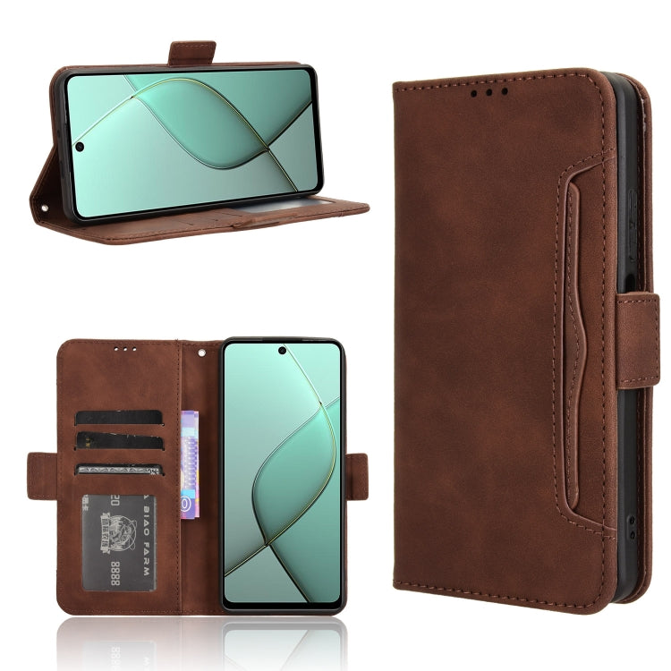 Custodia per telefono in pelle con slot per schede di consistenza al polpaccio, For Tecno Spark Go 1 / Pop 9 / Spark Go 2025, For Tecno Spark 30C 4G, For Tecno Spark 20 Pro 5G, For Tecno Camon 30 Premier 5G