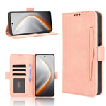 Custodia per telefono in pelle con slot per schede di consistenza al polpaccio, For Tecno Spark 40 4G, For Tecno Pova 7 Ultra 5G, For Tecno Pova 7 4G, For Tecno Spark Go 2 4G