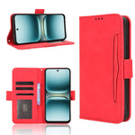 Custodia per telefono in pelle con slot per schede di consistenza al polpaccio, For Tecno Spark 40 4G, For Tecno Pova 7 Ultra 5G, For Tecno Pova 7 4G, For Tecno Spark Go 2 4G