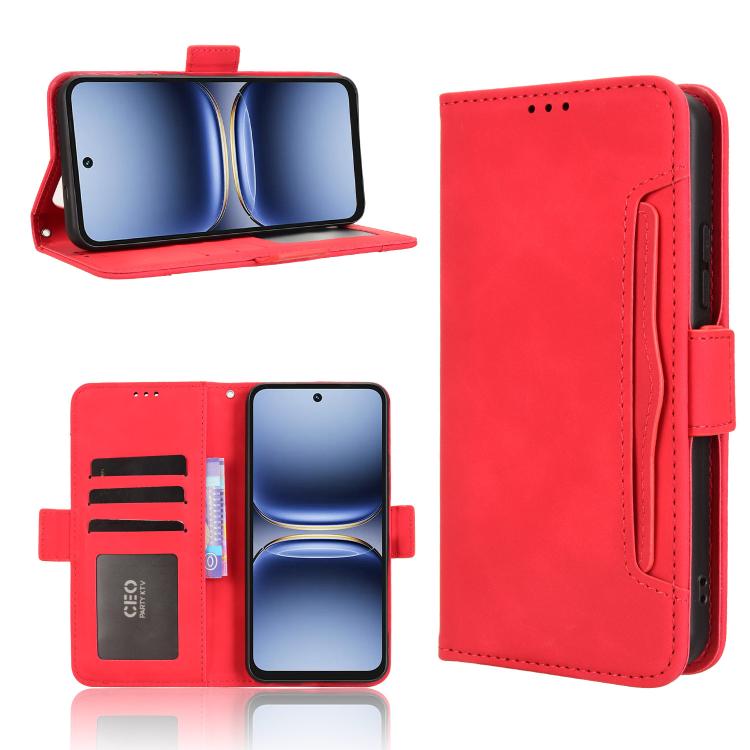 Custodia per telefono in pelle con slot per schede di consistenza al polpaccio, For Tecno Spark 40 4G, For Tecno Pova 7 Ultra 5G, For Tecno Pova 7 4G, For Tecno Spark Go 2 4G