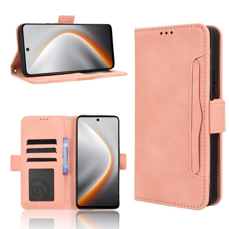Custodia per telefono in pelle con slot per schede di consistenza al polpaccio, For Tecno Pova 7 Pro 5G, For Tecno Pova 7 5G, For Tecno Spark 40 Pro+ 4G, For Tecno Spark 40 Pro 4G