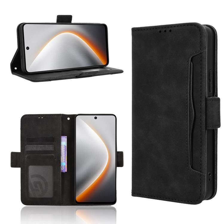Custodia per telefono in pelle con slot per schede di consistenza al polpaccio, For Tecno Pova 7 Pro 5G, For Tecno Pova 7 5G, For Tecno Spark 40 Pro+ 4G, For Tecno Spark 40 Pro 4G