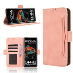 Custodia per telefono in pelle con slot per schede di consistenza al polpaccio, For Tecno Pova Curve 5G, For Tecno Camon 40 Pro 4G / 5G, For Tecno Camon 40 Premier 5G, For Tecno Camon 40 4G
