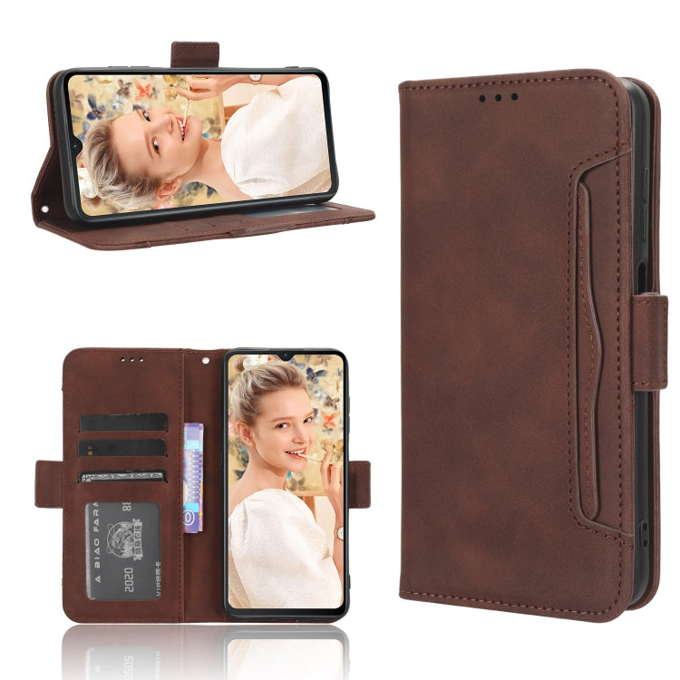 Custodia per telefono in pelle con slot per schede di consistenza al polpaccio, For Oukitel C38, For Oukitel C35 / C36, For Oukitel C33, For Oukitel C32