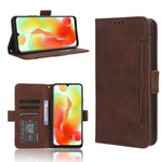 Custodia per telefono in pelle con slot per schede di consistenza al polpaccio, For Oukitel C38, For Oukitel C35 / C36, For Oukitel C33, For Oukitel C32