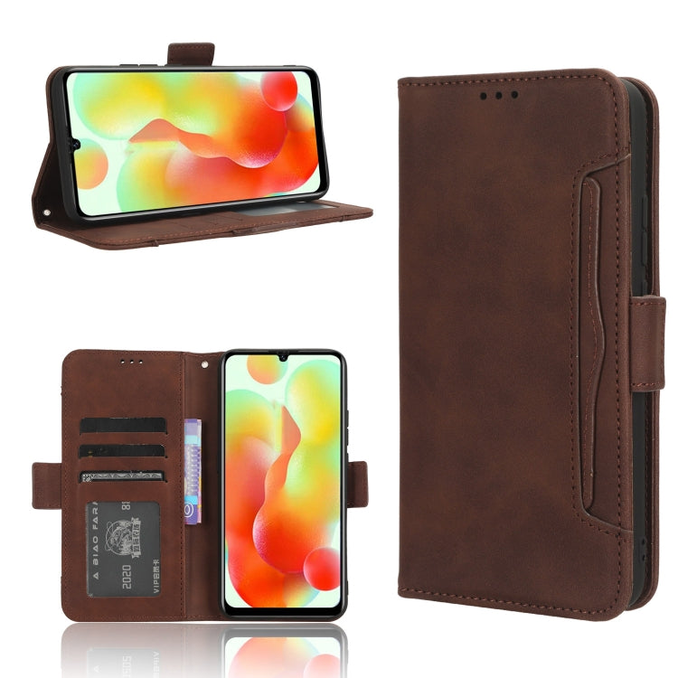 Custodia per telefono in pelle con slot per schede di consistenza al polpaccio, For Oukitel C38, For Oukitel C35 / C36, For Oukitel C33, For Oukitel C32