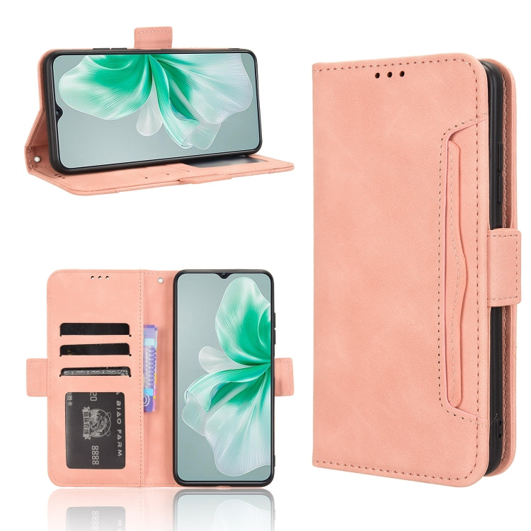 Custodia per telefono in pelle con slot per schede di consistenza al polpaccio, For Oukitel C38, For Oukitel C35 / C36, For Oukitel C33, For Oukitel C32