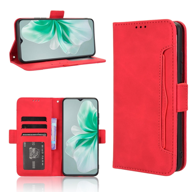 Custodia per telefono in pelle con slot per schede di consistenza al polpaccio, For Oukitel C38, For Oukitel C35 / C36, For Oukitel C33, For Oukitel C32