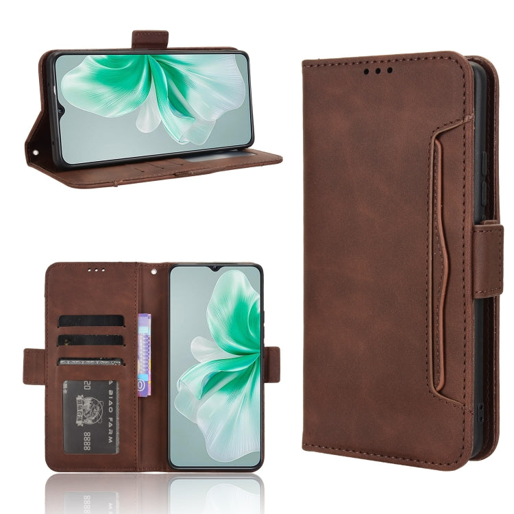 Custodia per telefono in pelle con slot per schede di consistenza al polpaccio, For Oukitel C38, For Oukitel C35 / C36, For Oukitel C33, For Oukitel C32