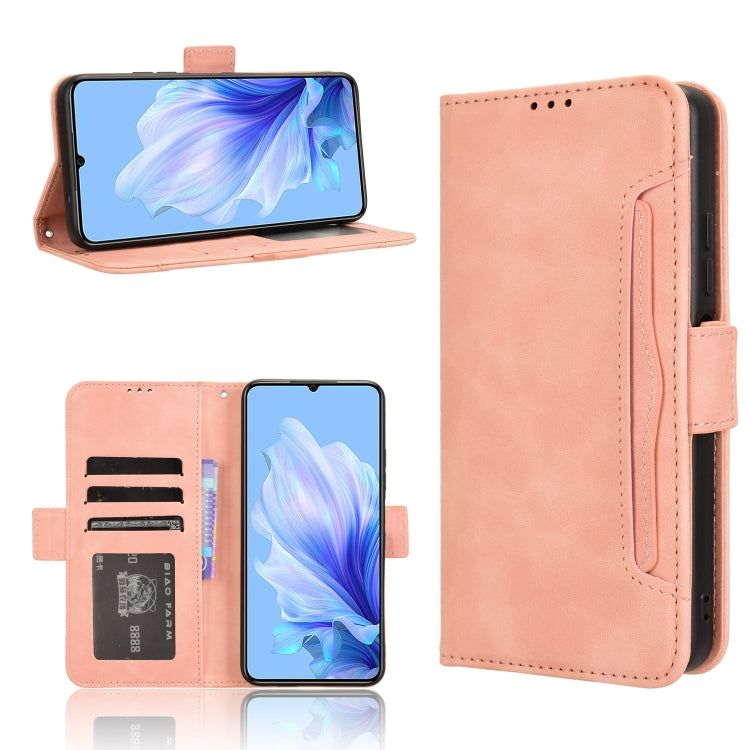 Custodia per telefono in pelle con slot per schede di consistenza al polpaccio, For Oukitel C53, For Oukitel C50, For Oukitel C37, For Oukitel C51