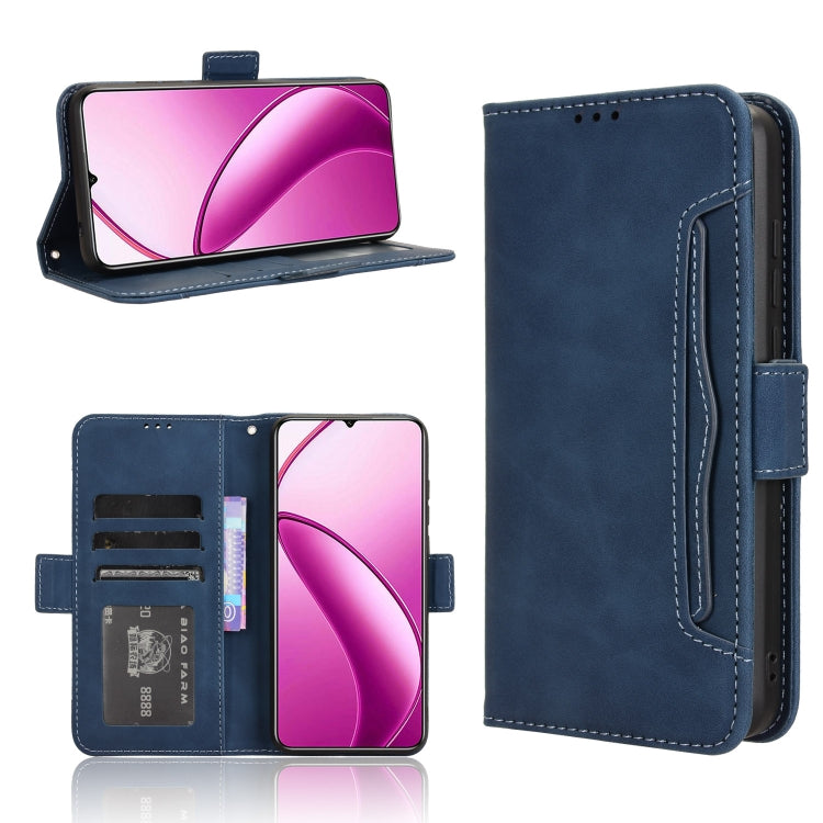 Custodia per telefono in pelle con slot per schede di consistenza al polpaccio, For Oukitel C53, For Oukitel C50, For Oukitel C37, For Oukitel C51