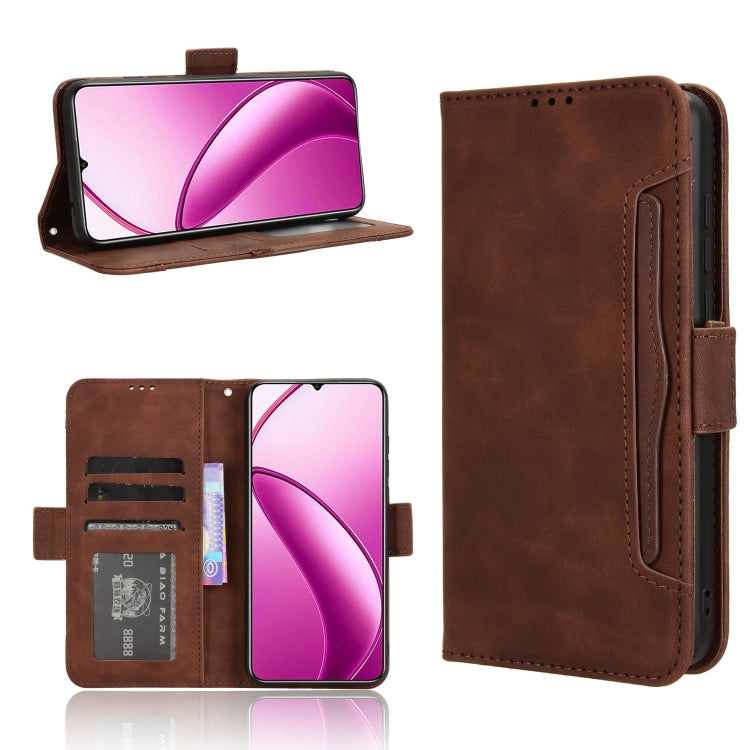 Custodia per telefono in pelle con slot per schede di consistenza al polpaccio, For Oukitel C53, For Oukitel C50, For Oukitel C37, For Oukitel C51