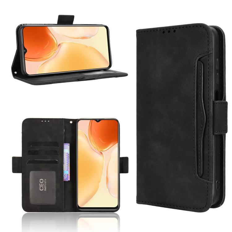 Custodia per telefono in pelle con slot per schede di consistenza al polpaccio, For Oukitel C69, For Oukitel C59 / C59 Pro, For Oukitel C1 / C1 Pro, For Oukitel C60 / C60 Pro