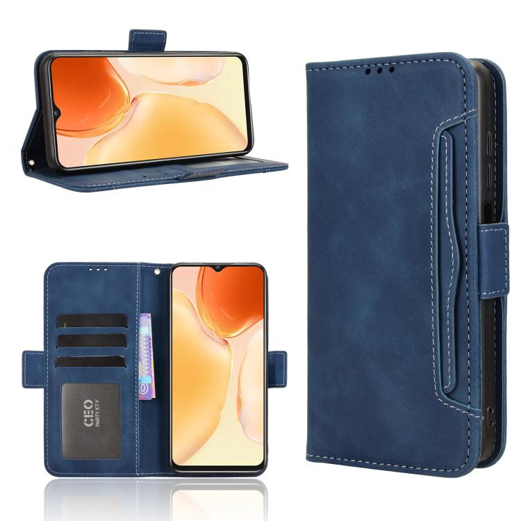 Custodia per telefono in pelle con slot per schede di consistenza al polpaccio, For Oukitel C69, For Oukitel C59 / C59 Pro, For Oukitel C1 / C1 Pro, For Oukitel C60 / C60 Pro
