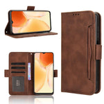Custodia per telefono in pelle con slot per schede di consistenza al polpaccio, For Oukitel C69, For Oukitel C59 / C59 Pro, For Oukitel C1 / C1 Pro, For Oukitel C60 / C60 Pro