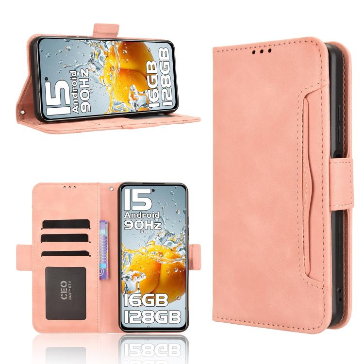 Custodia per telefono in pelle con slot per schede di consistenza al polpaccio, For Oukitel C65 / C65 Pro, For Oukitel C61 / C61 Pro, For Oukitel C58 / C58 Pro, For Oukitel C57S