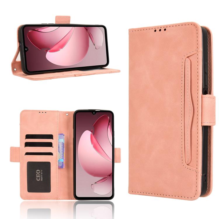 Custodia per telefono in pelle con slot per schede di consistenza al polpaccio, For Oukitel C69, For Oukitel C59 / C59 Pro, For Oukitel C1 / C1 Pro, For Oukitel C60 / C60 Pro