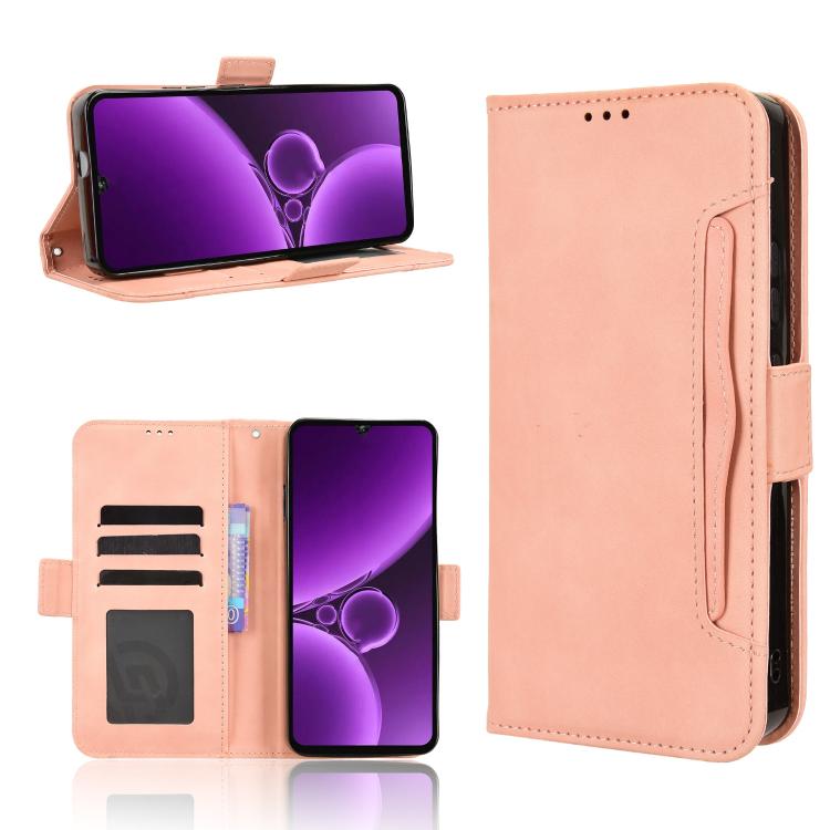 Custodia per telefono in pelle con slot per schede di consistenza al polpaccio, For Oukitel C69, For Oukitel C59 / C59 Pro, For Oukitel C1 / C1 Pro, For Oukitel C60 / C60 Pro