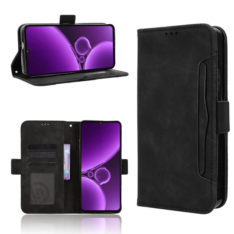 Custodia per telefono in pelle con slot per schede di consistenza al polpaccio, For Oukitel C69, For Oukitel C59 / C59 Pro, For Oukitel C1 / C1 Pro, For Oukitel C60 / C60 Pro