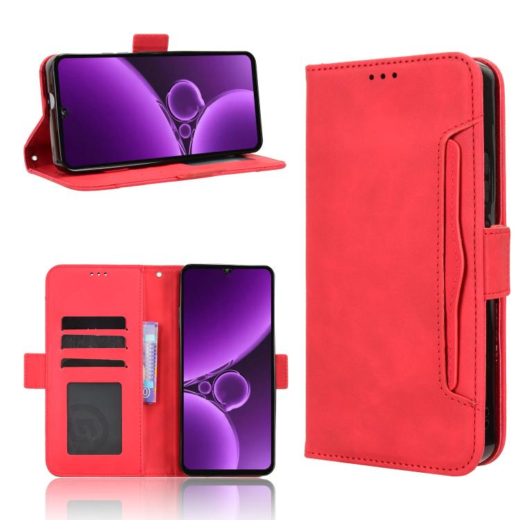 Custodia per telefono in pelle con slot per schede di consistenza al polpaccio, For Oukitel C69, For Oukitel C59 / C59 Pro, For Oukitel C1 / C1 Pro, For Oukitel C60 / C60 Pro