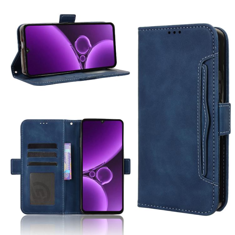Custodia per telefono in pelle con slot per schede di consistenza al polpaccio, For Oukitel C69, For Oukitel C59 / C59 Pro, For Oukitel C1 / C1 Pro, For Oukitel C60 / C60 Pro