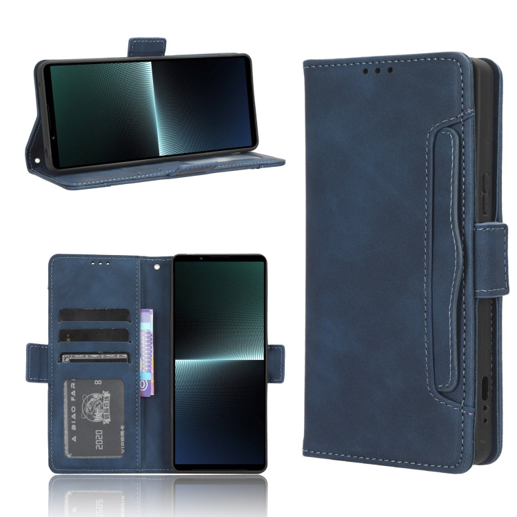 Custodia per telefono in pelle con slot per schede di consistenza al polpaccio, For Sony Xperia 1 VI 2024, For Sony Xperia 5 V 2023, For Sony Xperia 1 V, For Sony Xperia 10 V