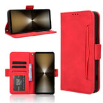 Custodia per telefono in pelle con slot per schede di consistenza al polpaccio, For Sony Xperia 1 VI 2024, For Sony Xperia 5 V 2023, For Sony Xperia 1 V, For Sony Xperia 10 V
