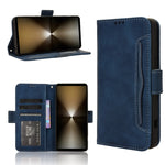 Custodia per telefono in pelle con slot per schede di consistenza al polpaccio, For Sony Xperia 1 VI 2024, For Sony Xperia 5 V 2023, For Sony Xperia 1 V, For Sony Xperia 10 V