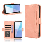 Custodia per telefono in pelle con slot per schede di consistenza al polpaccio, For Sony Xperia 1 VIII, For Sony Xperia 10 VII, For Sony Xperia 1 VII, For Sony Xperia 10 VI 2024
