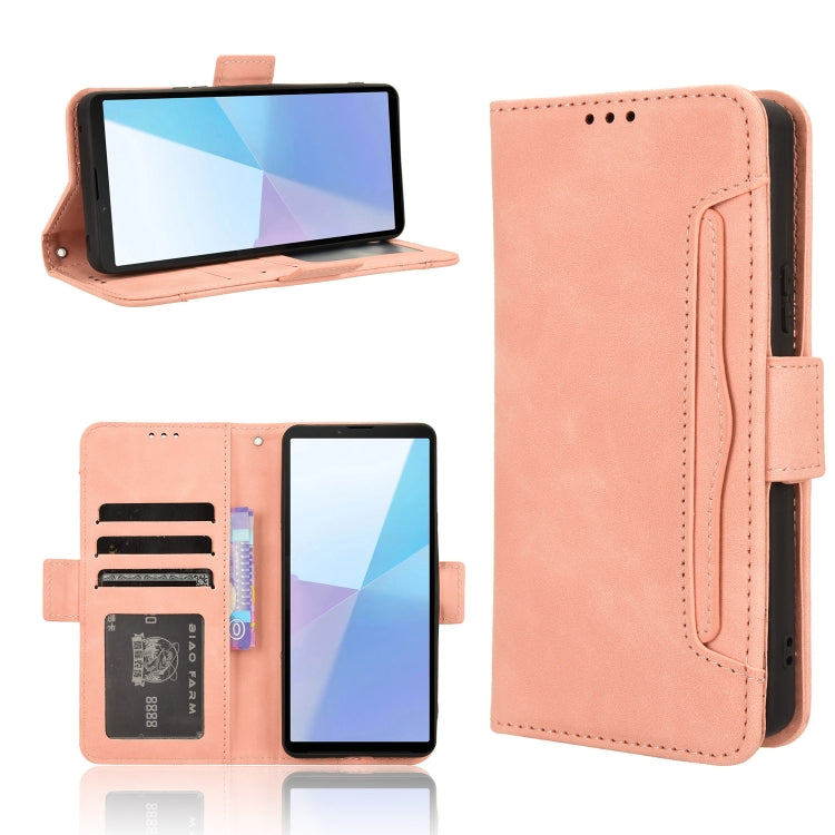 Custodia per telefono in pelle con slot per schede di consistenza al polpaccio, For Sony Xperia 1 VIII, For Sony Xperia 10 VII, For Sony Xperia 1 VII, For Sony Xperia 10 VI 2024