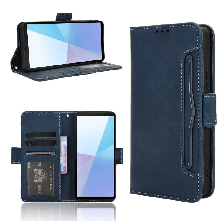 Custodia per telefono in pelle con slot per schede di consistenza al polpaccio, For Sony Xperia 1 VIII, For Sony Xperia 10 VII, For Sony Xperia 1 VII, For Sony Xperia 10 VI 2024