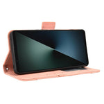 Custodia per telefono in pelle con slot per schede di consistenza al polpaccio, For Sony Xperia 1 VIII, For Sony Xperia 10 VII, For Sony Xperia 1 VII, For Sony Xperia 10 VI 2024