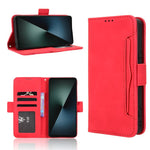 Custodia per telefono in pelle con slot per schede di consistenza al polpaccio, For Sony Xperia 1 VIII, For Sony Xperia 10 VII, For Sony Xperia 1 VII, For Sony Xperia 10 VI 2024