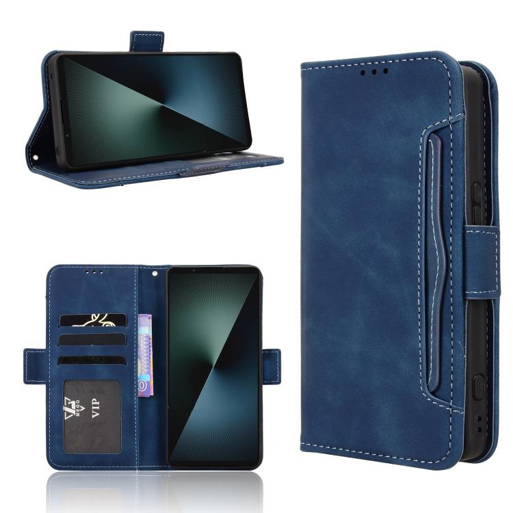 Custodia per telefono in pelle con slot per schede di consistenza al polpaccio, For Sony Xperia 1 VIII, For Sony Xperia 10 VII, For Sony Xperia 1 VII, For Sony Xperia 10 VI 2024