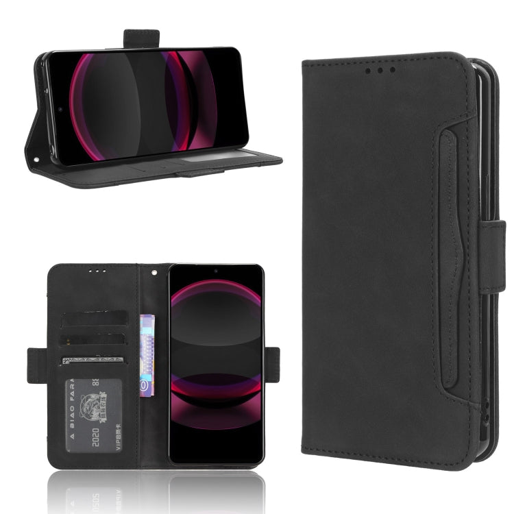Custodia per telefono in pelle con slot per schede di consistenza al polpaccio, For Sharp Aquos R9, For Sharp Aquos Sense8, For Sharp Aquos R8 Pro / Leica Leitz Phone 3, For Sharp Aquos R8