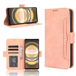 Custodia per telefono in pelle con slot per schede di consistenza al polpaccio, For Sharp Aquos R9, For Sharp Aquos Sense8, For Sharp Aquos R8 Pro / Leica Leitz Phone 3, For Sharp Aquos R8