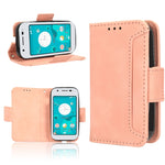 Custodia per telefono in pelle con slot per schede di consistenza al polpaccio, For Sharp Mamorino6