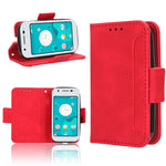 Custodia per telefono in pelle con slot per schede di consistenza al polpaccio, For Sharp Mamorino6