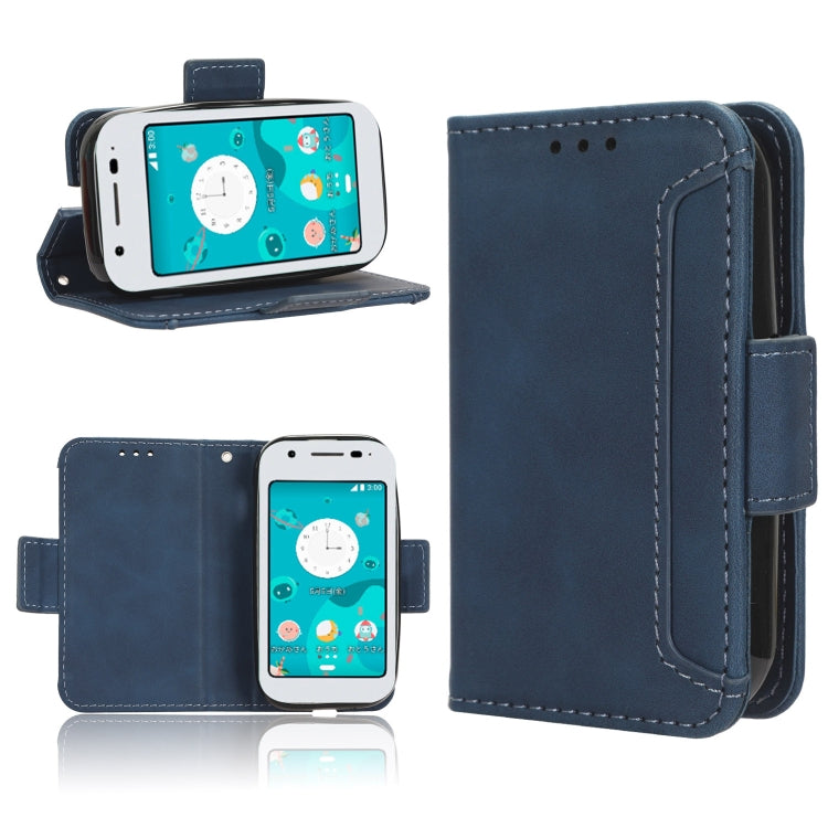 Custodia per telefono in pelle con slot per schede di consistenza al polpaccio, For Sharp Mamorino6