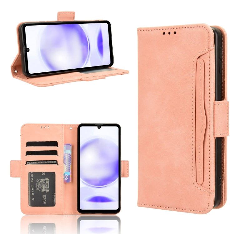 Custodia per telefono in pelle con slot per schede di consistenza al polpaccio, For Sharp Aquos R9, For Sharp Aquos Sense8, For Sharp Aquos R8 Pro / Leica Leitz Phone 3, For Sharp Aquos R8